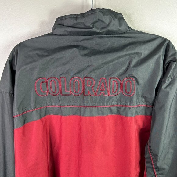 Colorado Pikes‎ Peak red and gray zip up windbreaker size XL - Picture 6 of 6